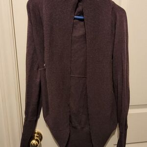 Warehouse Deep Purple Knit Cardigan